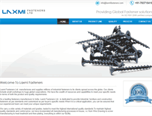 Tablet Screenshot of laxmifasteners.com